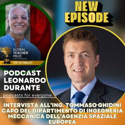 Intervista all'Ing. Umberto Ghidini Capo del Dipartimento di Ingegneria Meccanica dell’Agenzia Spaziale Europea