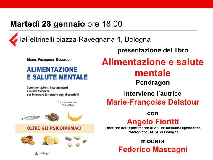 Presentazione del libro "Alimentazione e Salute Mentale" (edizioni Pendragon)